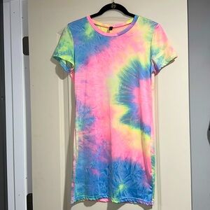 NWOT ZAFUL tie dye mini dress